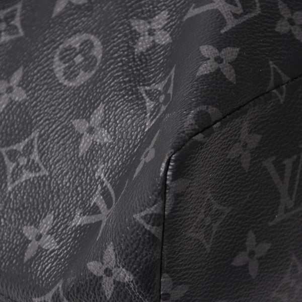 Very good condition LOUIS VUITTON Monogram Eclipse Cover Light Tote Bag with Pouch M44228 Black Used 4a003978