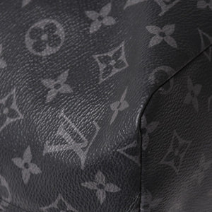 Very good condition LOUIS VUITTON Monogram Eclipse Cover Light Tote Bag with Pouch M44228 Black Used 4a003978