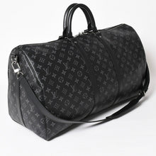 画像をギャラリービューアに読み込む, 極美品 LOUIS VUITTON ルイヴィトン ボストンバッグ キーポルバンドリエール55 モノグラムエクリプス M40605 中古 4a004198