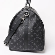 画像をギャラリービューアに読み込む, 極美品 LOUIS VUITTON ルイヴィトン ボストンバッグ キーポルバンドリエール55 モノグラムエクリプス M40605 中古 4a004198