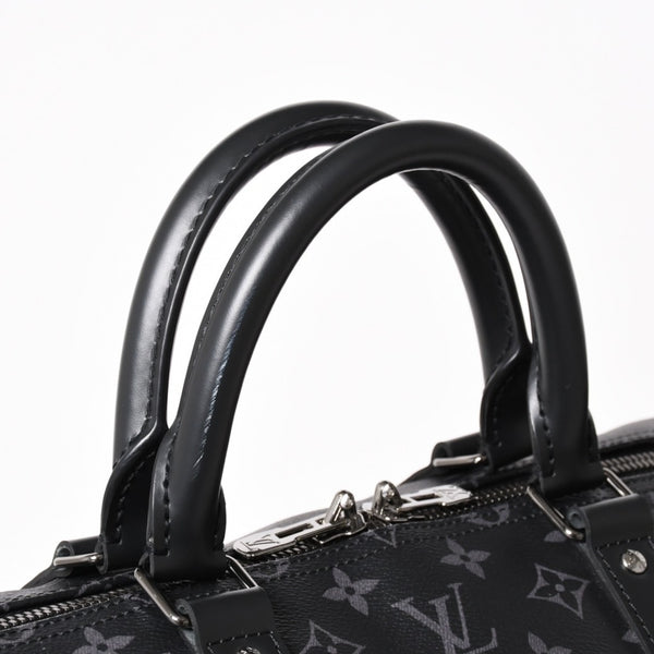 Very good condition LOUIS VUITTON Boston bag Keepall Bandouliere 55 Monogram Eclipse M40605 Used 4a004198