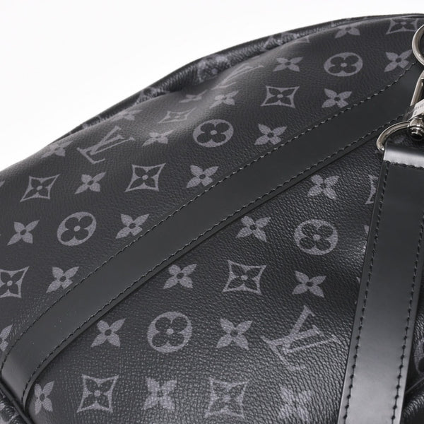 Very good condition LOUIS VUITTON Boston bag Keepall Bandouliere 55 Monogram Eclipse M40605 Used 4a004198