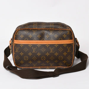 LOUIS VUITTON ルイヴィトン ショルダーバッグ リポーターPM M45254 モノグラムキャンバス ブラウン 美品 中古 4a004199
