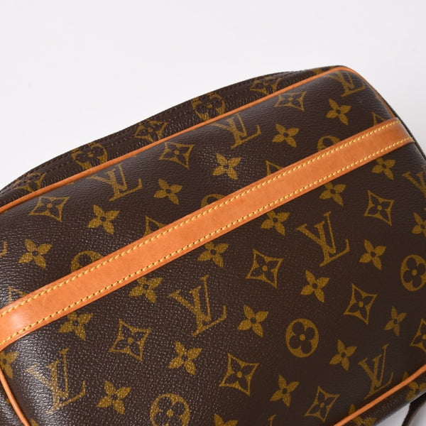 LOUIS VUITTON ルイヴィトン ショルダーバッグ リポーターPM M45254 モノグラムキャンバス ブラウン 美品 中古 4a004199