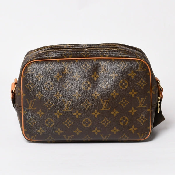 LOUIS VUITTON ルイヴィトン ショルダーバッグ リポーターPM M45254 モノグラムキャンバス ブラウン 美品 中古 4a004199