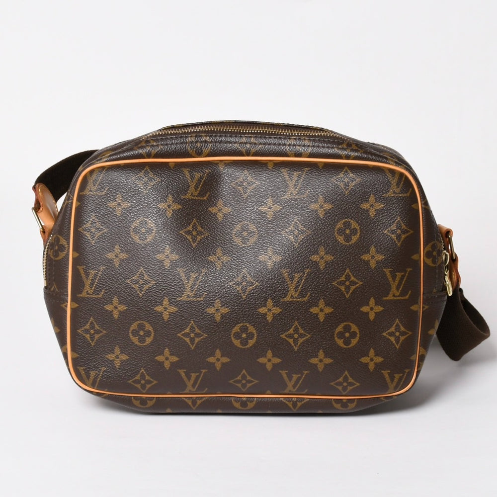 LOUIS VUITTON Shoulder Bag Reporter PM M45254 Monogram Canvas Brown Good Condition Used 4a004182