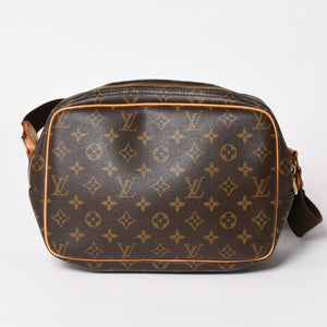 LOUIS VUITTON Shoulder Bag Reporter PM M45254 Monogram Canvas Brown Good Condition Used 4a004182