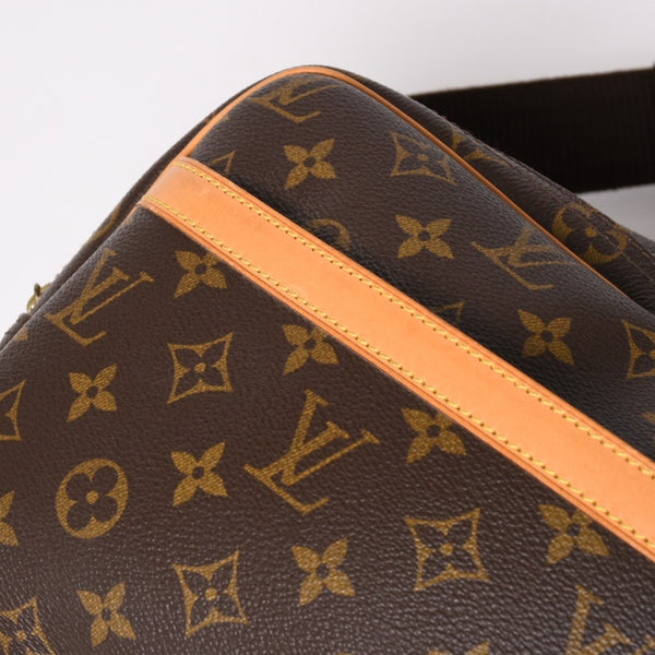 LOUIS VUITTON Shoulder Bag Reporter PM M45254 Monogram Canvas Brown Good Condition Used 4a004182