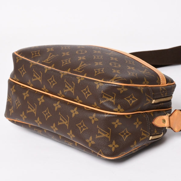 LOUIS VUITTON Shoulder Bag Reporter PM M45254 Monogram Canvas Brown Good Condition Used 4a004182