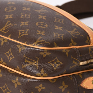 LOUIS VUITTON Shoulder Bag Reporter PM M45254 Monogram Canvas Brown Good Condition Used 4a004182