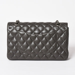 Like new CHANEL Chanel Matelasse 25 Chain Shoulder Bag A01112 16th series Coco Mark Caviar Skin Greige Used 4a004057