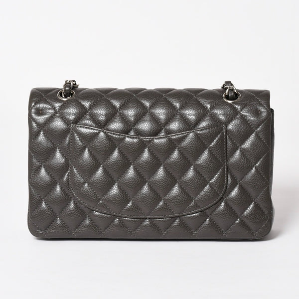 Like new CHANEL Chanel Matelasse 25 Chain Shoulder Bag A01112 16th series Coco Mark Caviar Skin Greige Used 4a004057