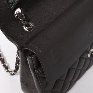 Like new CHANEL Chanel Matelasse 25 Chain Shoulder Bag A01112 16th series Coco Mark Caviar Skin Greige Used 4a004057