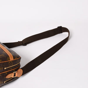 LOUIS VUITTON ルイヴィトン ショルダーバッグ リポーターPM M45254 モノグラムキャンバス ブラウン 美品 中古 4a004199