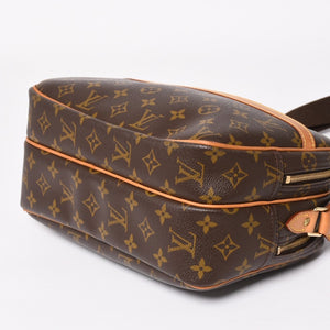 LOUIS VUITTON ルイヴィトン ショルダーバッグ リポーターPM M45254 モノグラムキャンバス ブラウン 美品 中古 4a004199