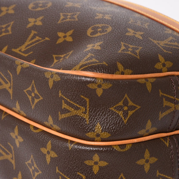 LOUIS VUITTON ルイヴィトン ショルダーバッグ リポーターPM M45254 モノグラムキャンバス ブラウン 美品 中古 4a004199