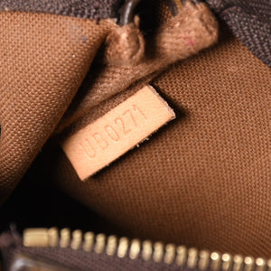 極美品 LOUIS VUITTON ルイヴィトン モノグラム ミニポシェット アクセソワール アクセサリーポーチ M58009 ブラウン 中古 4a004208