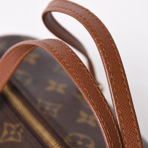 極美品 LOUIS VUITTON ルイヴィトン パピヨン26 ハンドバッグ M51366 モノグラム ブラウン レザー ゴールド金具 旧型 中古 4a004206