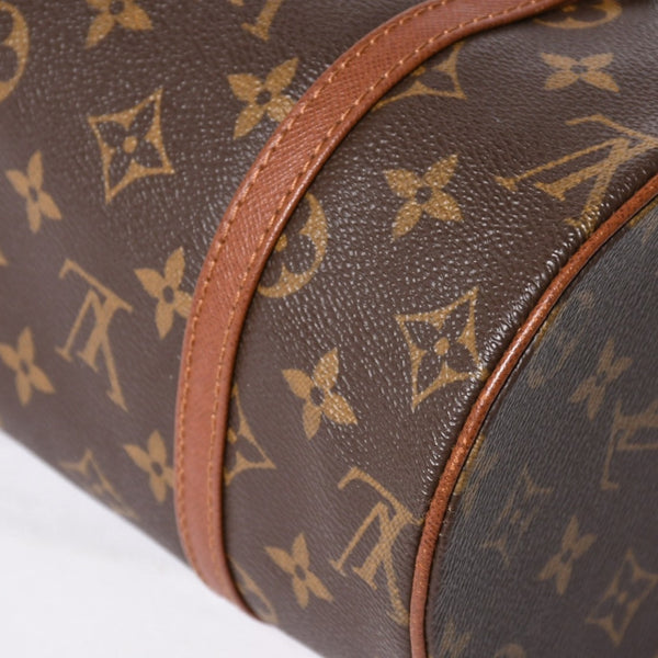 極美品 LOUIS VUITTON ルイヴィトン パピヨン26 ハンドバッグ M51366 モノグラム ブラウン レザー ゴールド金具 旧型 中古 4a004206