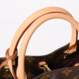 Like new LOUIS VUITTON Montaigne BB Monogram Handbag M41055 Brown Used 4a004213