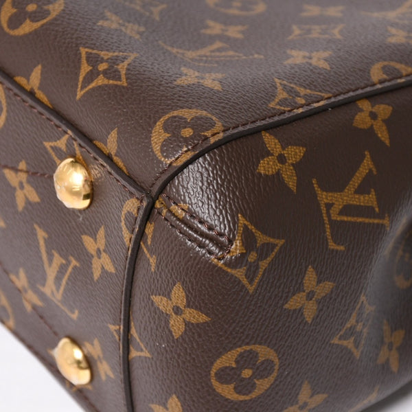 Like new LOUIS VUITTON Montaigne BB Monogram Handbag M41055 Brown Used 4a004213