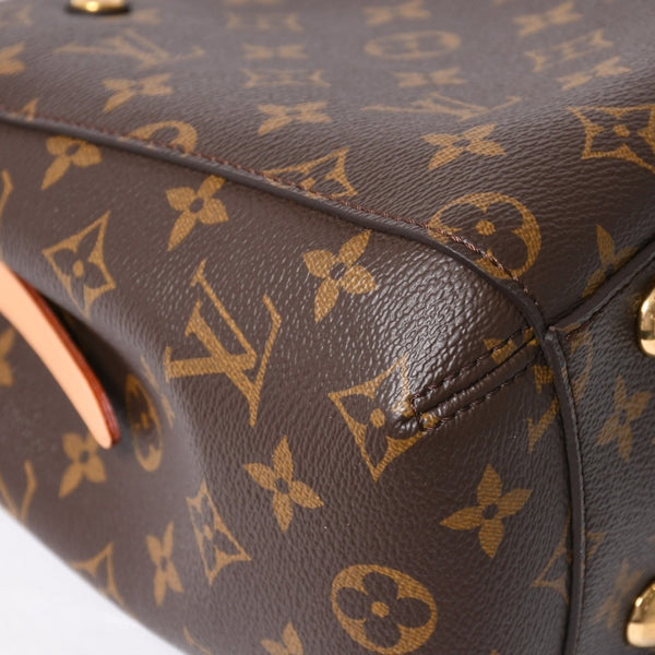 Like new LOUIS VUITTON Montaigne BB Monogram Handbag M41055 Brown Used 4a004213