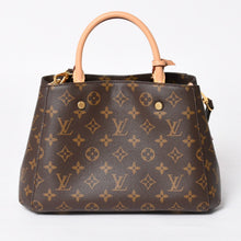 画像をギャラリービューアに読み込む, 新品同様 LOUIS VUITTON ルイヴィトン モンテーニュBB モノグラム ハンドバッグ M41055 ブラウン 中古 4a004213