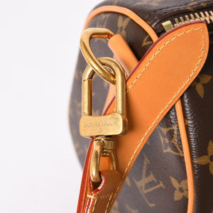 新品同様 LOUIS VUITTON ルイヴィトン ニードルバッグ M28116 モノグラムキャンバス モノグラムアーカイブ ファレルウィリアムス ブラウン ゴールド金具 中古 4a004162