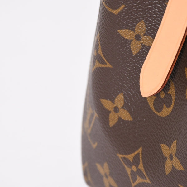 Like new LOUIS VUITTON Montaigne BB Monogram Handbag M41055 Brown Used 4a004213