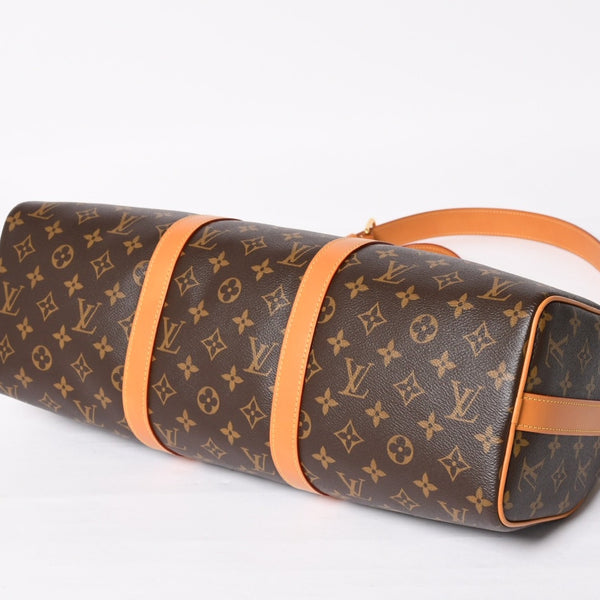新品同様 LOUIS VUITTON ルイヴィトン ニードルバッグ M28116 モノグラムキャンバス モノグラムアーカイブ ファレルウィリアムス ブラウン ゴールド金具 中古 4a004162