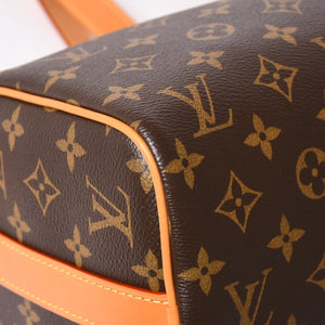 新品同様 LOUIS VUITTON ルイヴィトン ニードルバッグ M28116 モノグラムキャンバス モノグラムアーカイブ ファレルウィリアムス ブラウン ゴールド金具 中古 4a004162