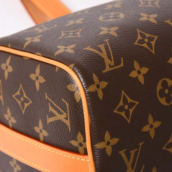 新品同様 LOUIS VUITTON ルイヴィトン ニードルバッグ M28116 モノグラムキャンバス モノグラムアーカイブ ファレルウィリアムス ブラウン ゴールド金具 中古 4a004162