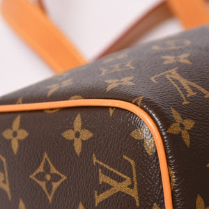 新品同様 LOUIS VUITTON ルイヴィトン ニードルバッグ M28116 モノグラムキャンバス モノグラムアーカイブ ファレルウィリアムス ブラウン ゴールド金具 中古 4a004162