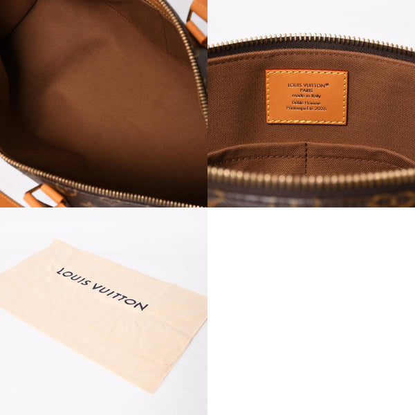新品同様 LOUIS VUITTON ルイヴィトン ニードルバッグ M28116 モノグラムキャンバス モノグラムアーカイブ ファレルウィリアムス ブラウン ゴールド金具 中古 4a004162