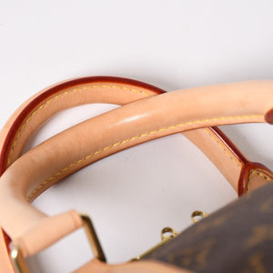 Like new LOUIS VUITTON Boston bag Keepall Bandouliere 45 Monogram M41418 Brown Gold hardware Used 4a004220