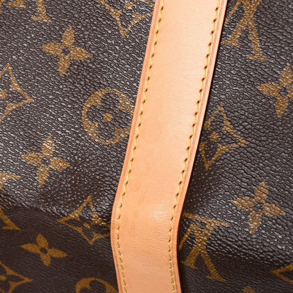 Like new LOUIS VUITTON Boston bag Keepall Bandouliere 45 Monogram M41418 Brown Gold hardware Used 4a004220