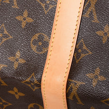 画像をギャラリービューアに読み込む, 新品同様 LOUIS VUITTON ルイヴィトン ボストンバッグ キーポルバンドリエール45 モノグラム M41418 ブラウン ゴールド金具 中古 4a004220