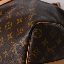 画像をギャラリービューアに読み込む, 新品同様 LOUIS VUITTON ルイヴィトン ボストンバッグ キーポルバンドリエール45 モノグラム M41418 ブラウン ゴールド金具 中古 4a004220