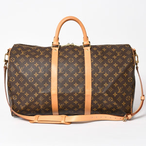 LOUIS VUITTON Monogram Keepall Bandouliere 50 Brown M41416 Boston Bag Good Condition Used 4a004174