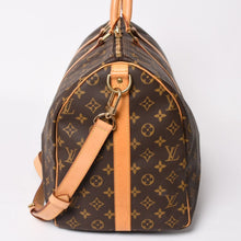 画像をギャラリービューアに読み込む, LOUIS VUITTON ルイヴィトン モノグラム キーポルバンドリエール50 ブラウン M41416 ボストンバッグ 美品 中古 4a004174