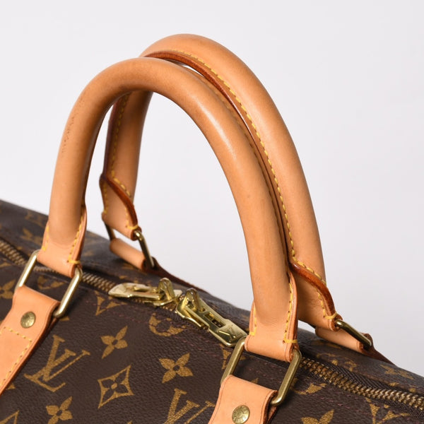 LOUIS VUITTON Monogram Keepall Bandouliere 50 Brown M41416 Boston Bag Good Condition Used 4a004174
