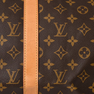 LOUIS VUITTON Monogram Keepall Bandouliere 50 Brown M41416 Boston Bag Good Condition Used 4a004174