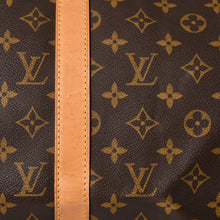 画像をギャラリービューアに読み込む, LOUIS VUITTON ルイヴィトン モノグラム キーポルバンドリエール50 ブラウン M41416 ボストンバッグ 美品 中古 4a004174