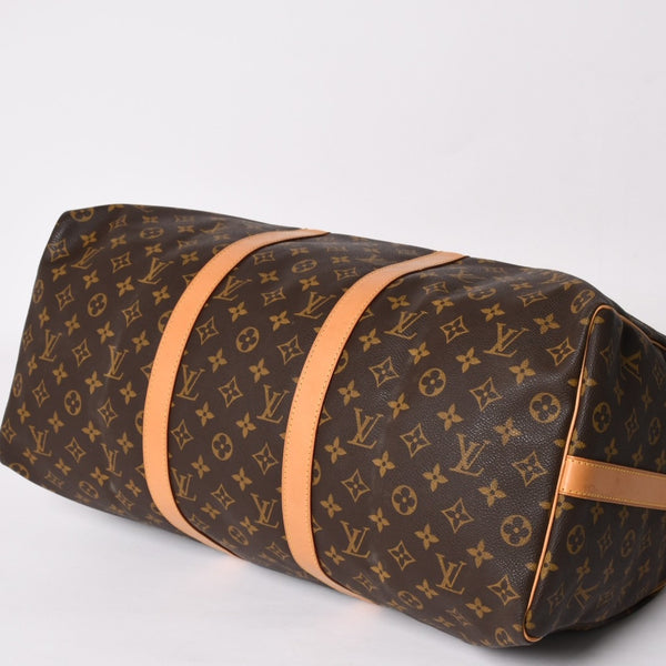 LOUIS VUITTON Monogram Keepall Bandouliere 50 Brown M41416 Boston Bag Good Condition Used 4a004174