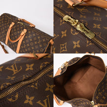 画像をギャラリービューアに読み込む, LOUIS VUITTON ルイヴィトン モノグラム キーポルバンドリエール50 ブラウン M41416 ボストンバッグ 美品 中古 4a004174