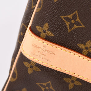 Like new LOUIS VUITTON Monogram Keepall Bandouliere 55 2WAY Boston bag M41414 Brown Canvas Used 4a004215