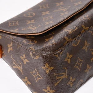 LOUIS VUITTON Mini Looping One Shoulder Bag M51147 Monogram PVC Leather Brown Good Condition Used 4a004222