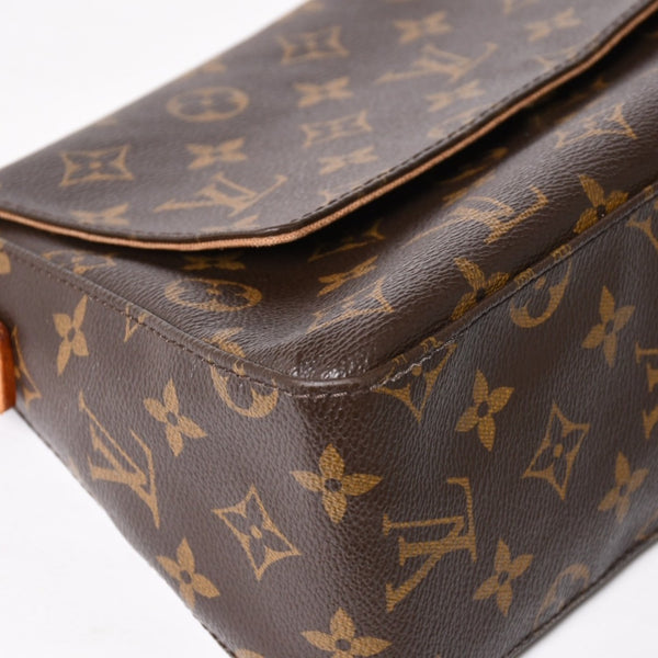LOUIS VUITTON Mini Looping One Shoulder Bag M51147 Monogram PVC Leather Brown Good Condition Used 4a004222