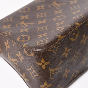 LOUIS VUITTON Mini Looping One Shoulder Bag M51147 Monogram PVC Leather Brown Good Condition Used 4a004222