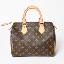 画像をギャラリービューアに読み込む, 極美品 LOUIS VUITTON ルイヴィトン スピーディ25 ハンドバック M41528 モノグラム PVC レザー ブラウン ゴールド金具 中古 4a004193